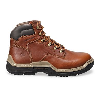 Wolverine Raider DuraShocks Men's Leather Work Boots