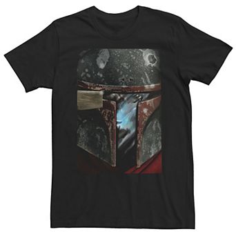 Big & Tall Star Wars: The Mandalorian The Marshal Big Face Poster Tee
