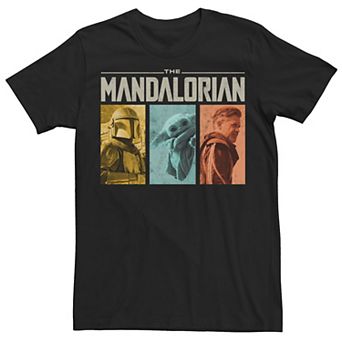 Big & Tall Star Wars: The Mandalorian Season 2 Character Color Pop Tee