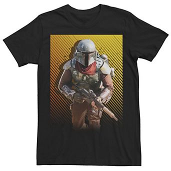 Big & Tall Star Wars: The Mandalorian The Marshal Pop Art Poster Tee