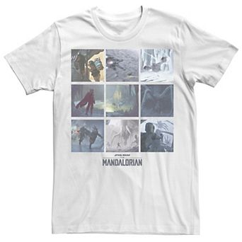 Big & Tall Star Wars: The Mandalorian Chapter 10 Concept Art Box Up R7 Tee