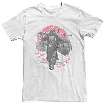 Big & Tall Star Wars: The Mandalorian Luggage Red Sun R8 Tee