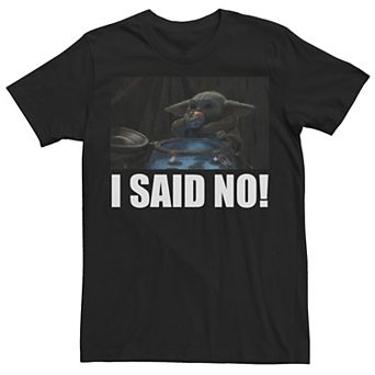 Big & Tall Star Wars: The Mandalorian The Child I Said No R5 Tee