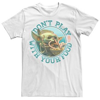 Big & Tall Star Wars: The Mandalorian Child "Don't Play With Food" R21 Tee