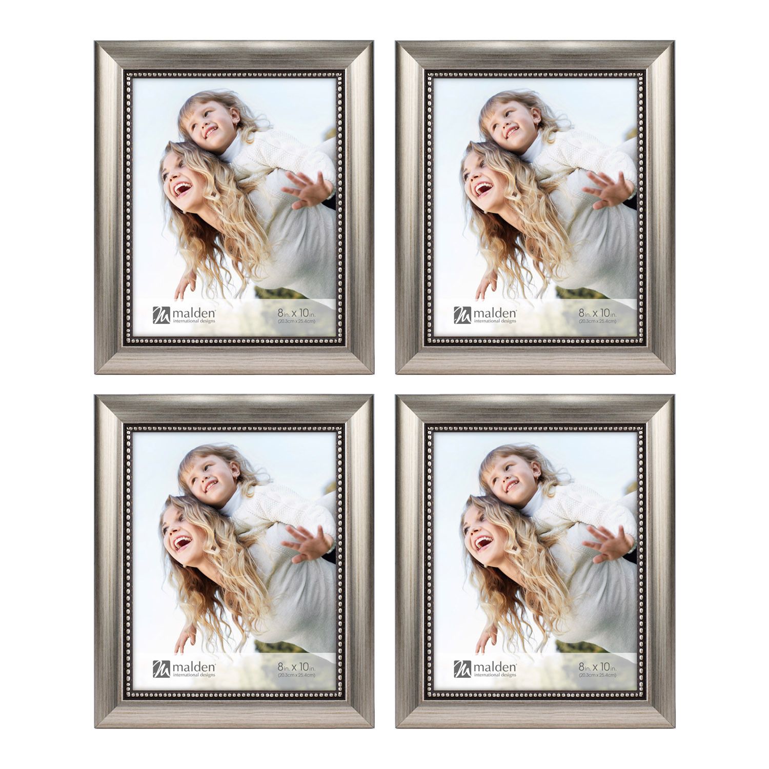 Amanti Art Hardwood Whitewash Wood Picture Frame Opening Size 11x14 (Matted  To 8x10 in.) Picture Frame