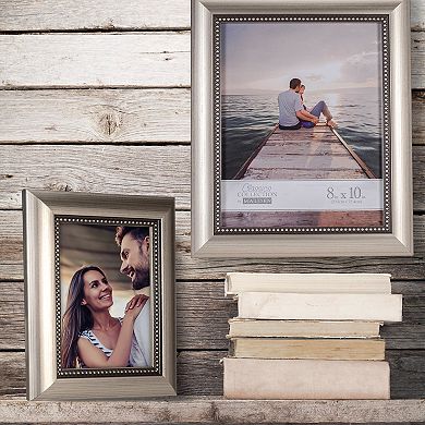 Malden 4-piece Set of 5" x 7" Champagne Bead Picture Frames