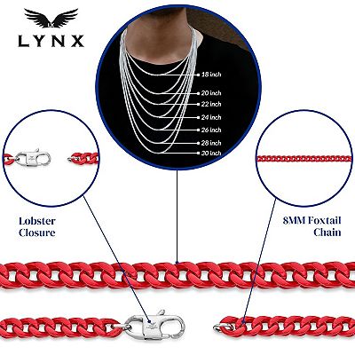 Lynx stainless steel necklace outlet