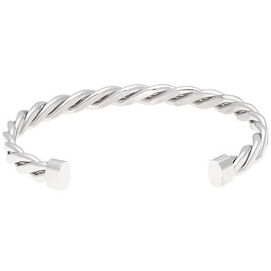 Men's LYNX Stainless Steel Cuff Bangle Bracelet