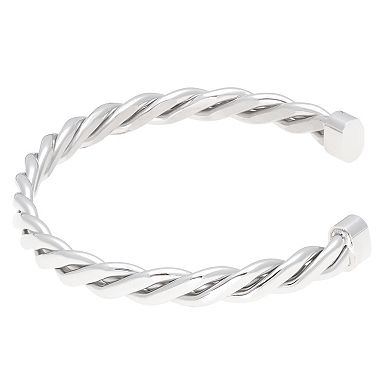 Men's LYNX Stainless Steel Cuff Bangle Bracelet
