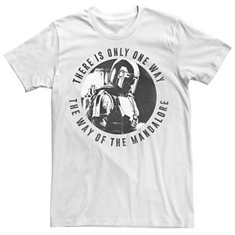 Big & Tall Star Wars The Mandalorian Mandomon Epi3 Down Tee