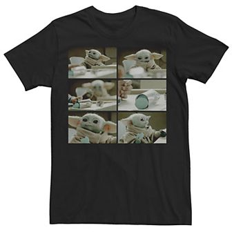 Big & Tall Star Wars: The Mandalorian The Child Cookie Stealer R12 Tee