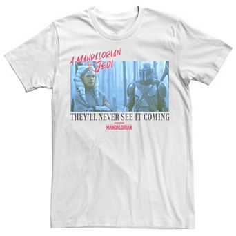 Big & Tall Star Wars: The Mandalorian & Ahsoka "They'll Never See It Coming" R13 Tee