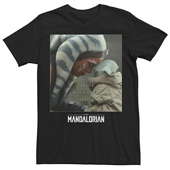 Big & Tall Star Wars: The Mandalorian Ahsoka & The Child "I Sense Much Fear In You" Tee