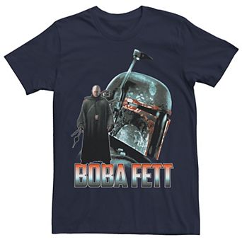 Big & Tall Star Wars: The Mandalorian Boba Fett Collage R14 Tee