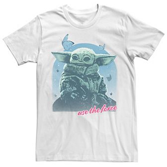 Big & Tall Star Wars: The Mandalorian Grogu Use The Force R14 Tee