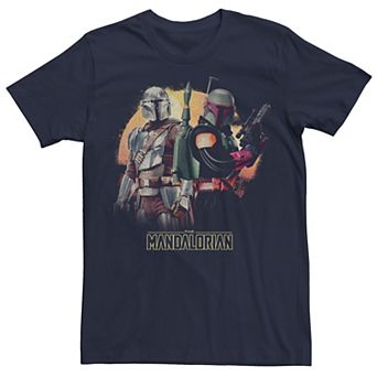 Big & Tall Star Wars: The Mandalorian & Boba Fett Team Up R15 Tee