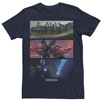 Big & Tall Star Wars: The Mandalorian Chapter 15 Story Panels R15 Tee