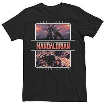 Big & Tall Star Wars: The Mandalorian Cara Dune & Fennec Shand R15 Tee