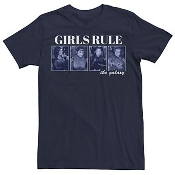 Big & Tall Star Wars: The Mandalorian "Girls Rule" The Galaxy R16 Tee