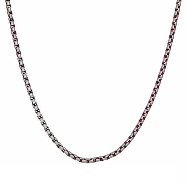Men s LYNX Two Tone Stainless Steel Necklace