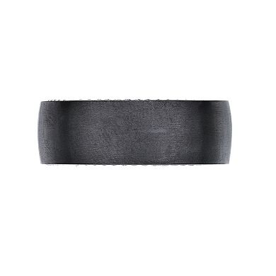 Men's LYNX Black Zirconium Wide Band Ring