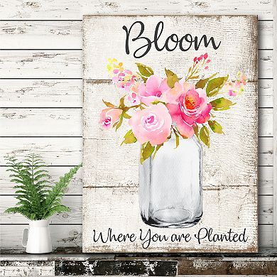 COURTSIDE MARKET Bloom Canvas Wall Art
