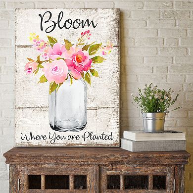 COURTSIDE MARKET Bloom Canvas Wall Art