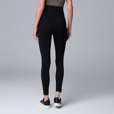 Women's Simply Vera Vera Wang Live-In Shaping High Rise Leggings