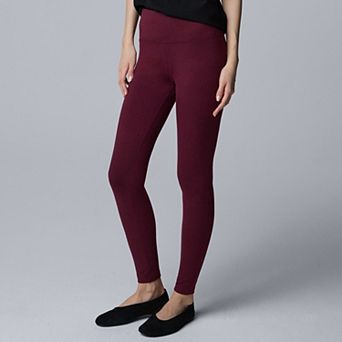 Women's Simply Vera Vera Wang Live-In Shaping High Rise Leggings
