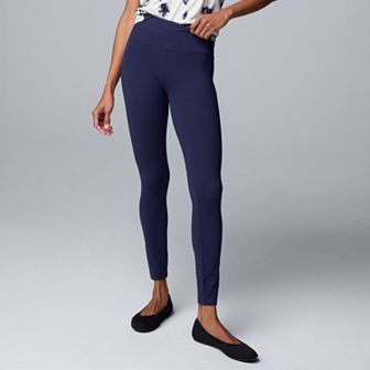 Women's Simply Vera Vera Wang Live-In Shaping High Rise Leggings