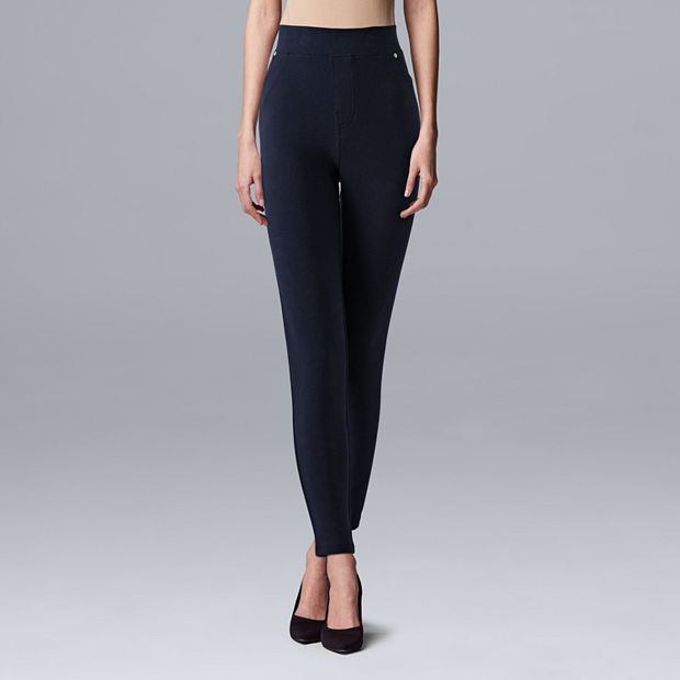 Vera wang denim outlet leggings