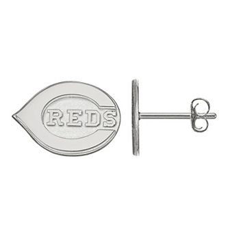 LogoArt 10k Gold Cincinnati Reds Mini Stud Earrings