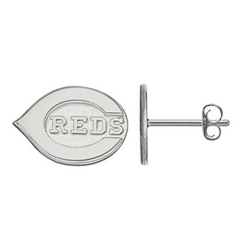 LogoArt 14k Gold Cincinnati Reds Mini Post Earrings