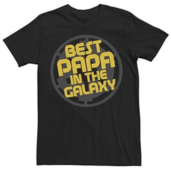 Big & Tall Star Wars Empire "Best Papa In The Galaxy" Tee