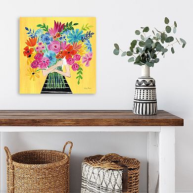 COURTSIDE MARKET A Bunch Of Flowers II Canvas Wall Art