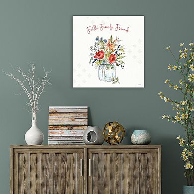 COURTSIDE MARKET Americana Mood III Canvas Wall Art