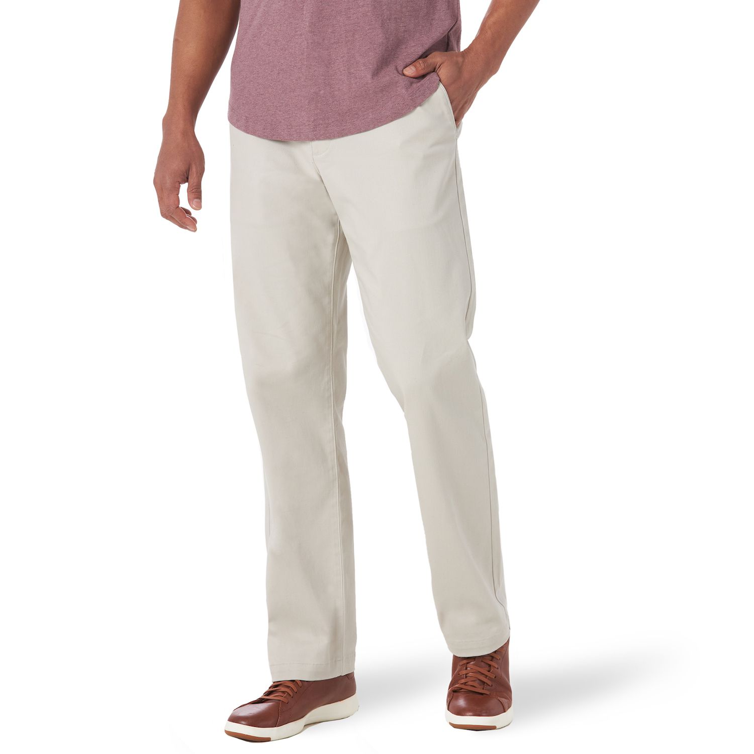 Image for Lee Men's Extreme Comfort MVP Straight-Fit Flat-Front Pants at Kohl's.