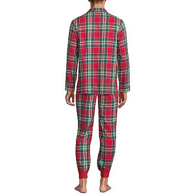 Men's Lands' End Flannel Pajama Shirt