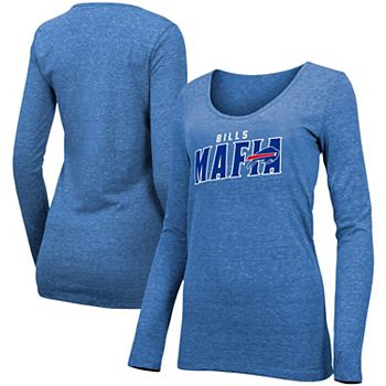 : Buffalo Bills Solid Royal Blue Long Sleeve T-Shirt W/Bills  Mafia Rectangle Zebra Graphic SM : Sports & Outdoors