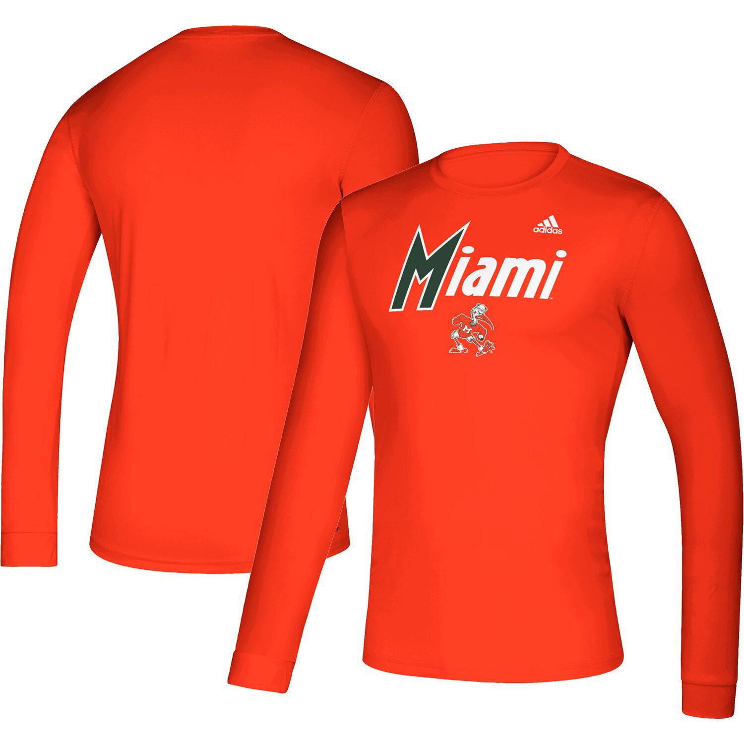 miami hurricanes long sleeve dri fit