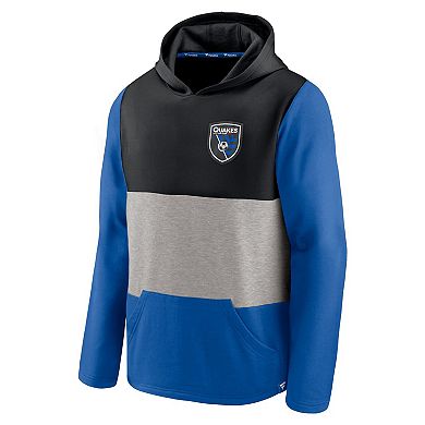 Men's Fanatics Branded Black/Blue San Jose Earthquakes Prep Squad Line ...