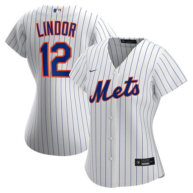 MLB New York Mets (Francisco Lindor) Men's Replica Baseball Jersey.