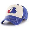 Men's '47 White/Blue Montreal Expos Cooperstown Collection Franchise Logo Fitted Hat