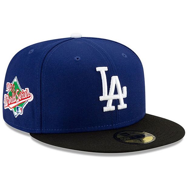 Men's New Era Black Los Angeles Dodgers Sidepatch 59FIFTY Fitted Hat