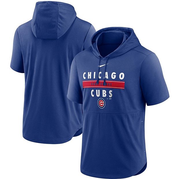 Women's Nike Royal Chicago Cubs Therma Pullover Hoodie