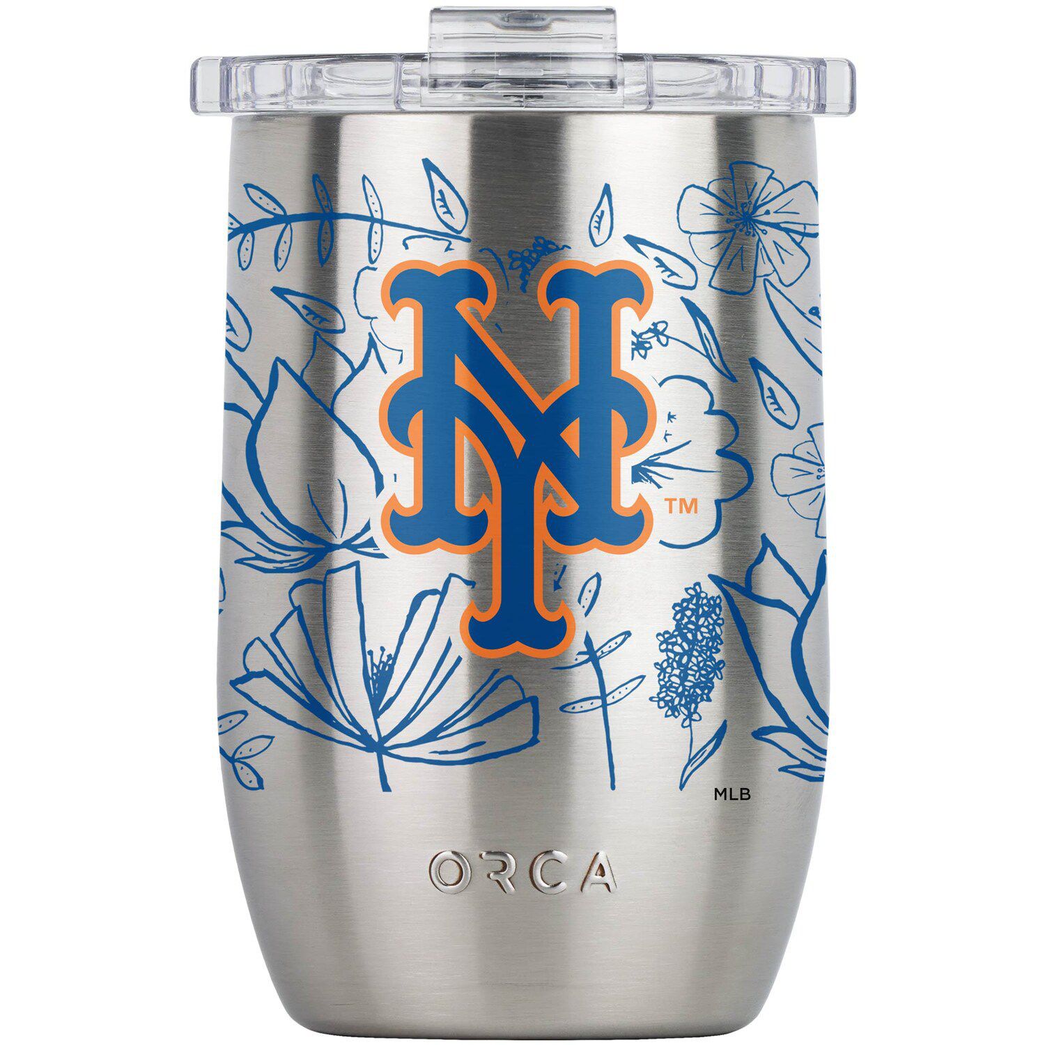 Image for Unbranded ORCA New York Mets 12oz. Vino Floral Tumbler at Kohl's.