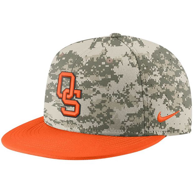 Men's Nike Camo/Orange Oklahoma State Cowboys Team Baseball