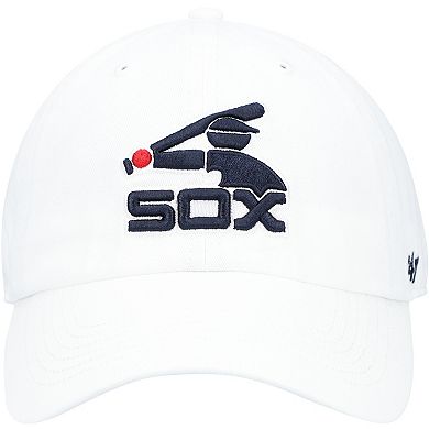 Men's '47 White Chicago White Sox Cooperstown Collection Franchise Logo Fitted Hat