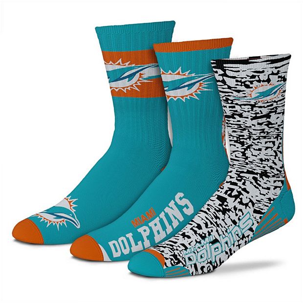 Officially Licensed NFL Compression Socks, Miami Dolphins