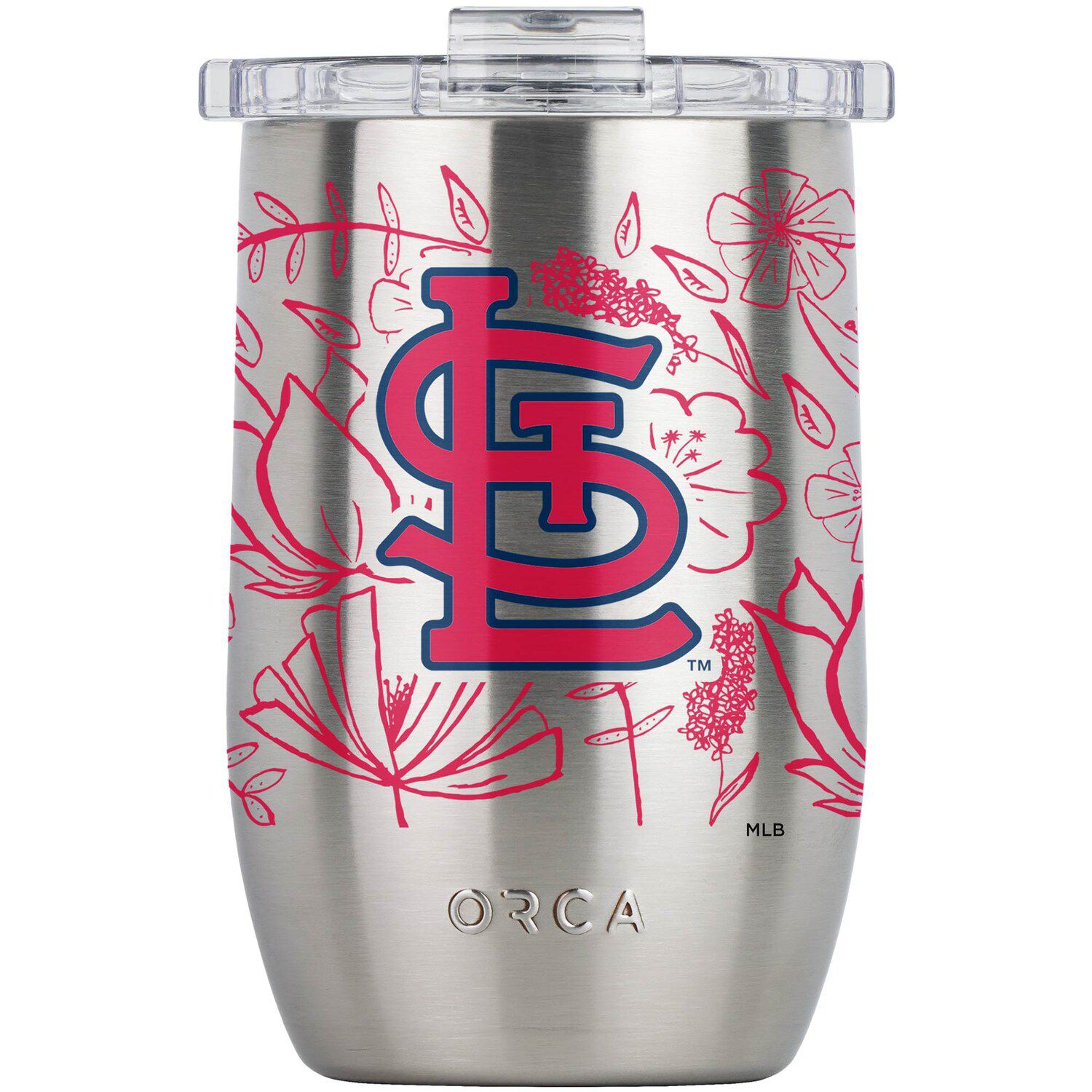 Image for Unbranded ORCA St. Louis Cardinals 12oz. Vino Floral Tumbler at Kohl's.